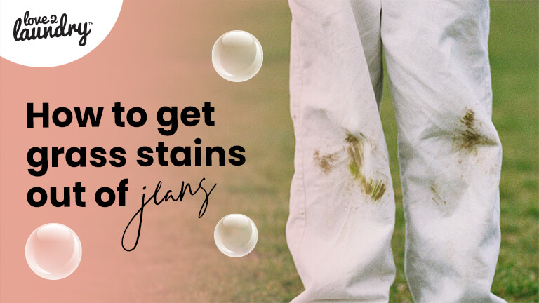 How to get grass stains out of jeans