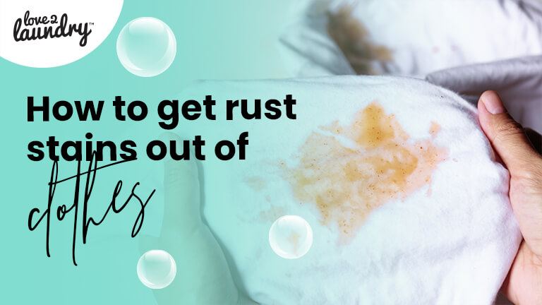 How to get rust stains out of clothes