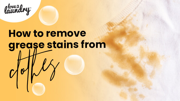 How to Remove Grease Stains from Clothes