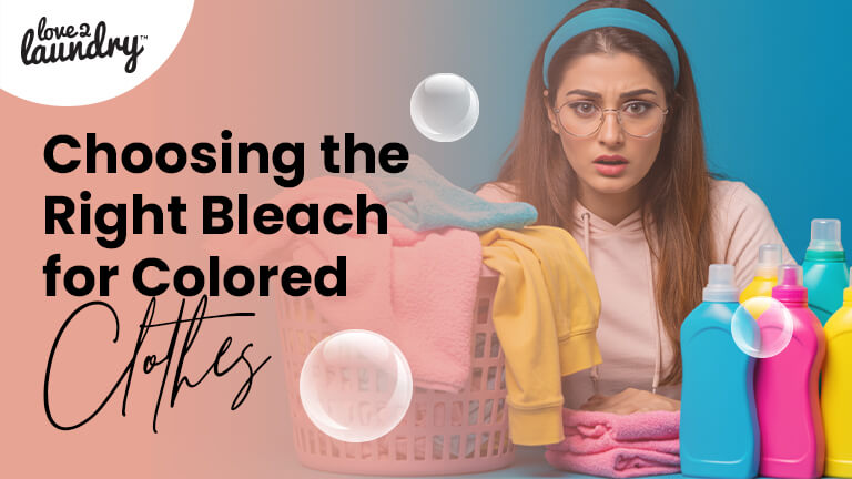 Choosing the right bleach for coloured clothes