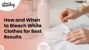 bleach white clothes