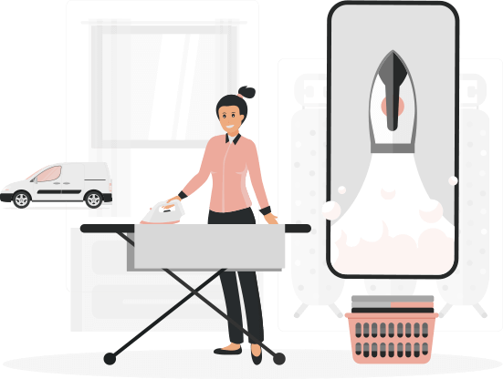 Mobile ironing service Lahore